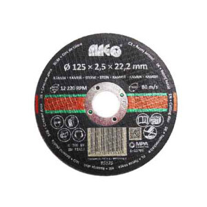Řezný kotouč na kámen 125x2,5x22,2mm