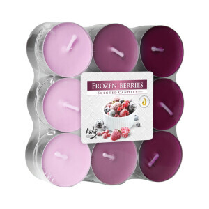 Bispol Svíčka čajová 18ks Frozen Berries (6/krt)