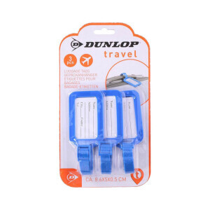 Dunlop Visačky na zavazadla 3ks 5x8,6x0,5cm (12/krt)