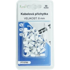 Kabelová příchytka 8mm/30ks (24/bal 288/krt)