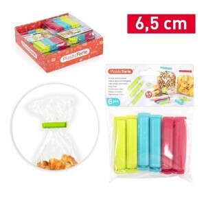 P.Forte spony na sáčky 6ks 6,5cm (12/krt)