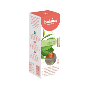Bolsius 45ml Reed diffuser True Scents Green Tea (6/krt)