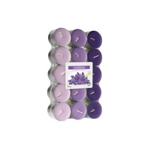 Bispol Svíčka čajová 30ks Lavender (6/krt)