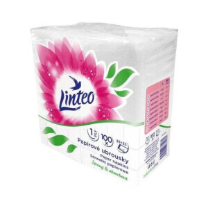 Linteo Papír.ubrousky 33*33 100ks (36/krt)