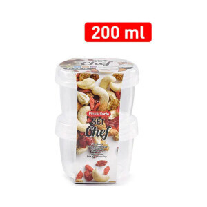 P.Forte Dóza plast set kul.2*200ml Tran. (12/bal)