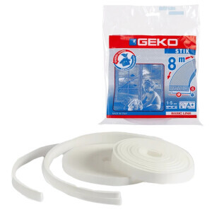 GEKO-Těsnění do oken samolepící molitan 20x6mm/8m-bílé(10/bal)