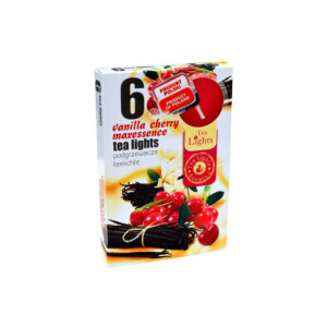 Admit Svíčka čajová 6ks Vanilla Cherry (45/krt)