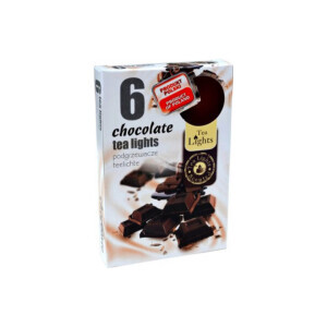 Admit Svíčka čajová 6ks Chocolate (45/krt)