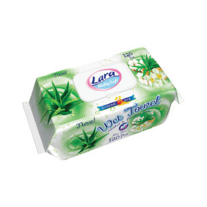Lara Vlh.ubrousky 120ks Aloe Vera (12/krt)