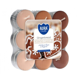 Bispol Svíčka čajová 18ks Gingerbread (6/krt)