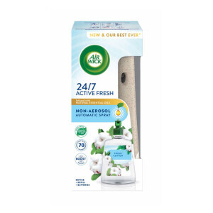 Airwick 228ml Active Fresh komplet Svěží bavlna  (4/krt)