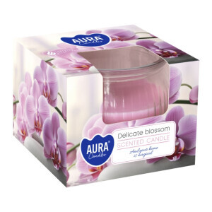 Bispol Svíčka ve skle SN69/80g delicate blossom(6/krt)