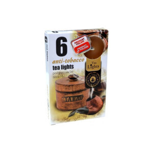 Admit Svíčka čajová 6ks Anti Tobacco (45/krt)