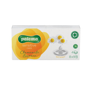 Paloma Papír.kapesníčky 8*9 4-vrstvý Chamomile (24/krt)
