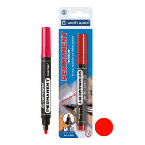 Centropen Značkovač 8566 BL červený (20/bal 200/krt)