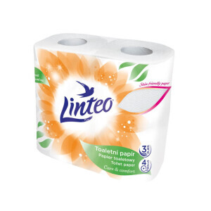 Linteo Toaletní papír 4ks 3-vrstvý (10/bal)