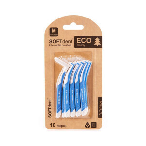 Soft Dent Mezizubní kartáčky Eco 10ks M (12/krt)