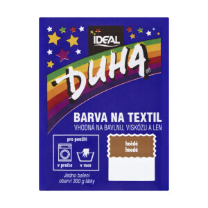 Duha Barva na textil hnědá č.23 (18/krt)