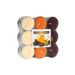 Bispol Svíčka čajová 18ks Chocolate Orange  (6/krt)
