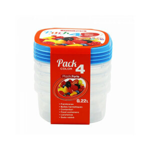 P.Forte Dóza plast pack hran.4*220ml Color (12/bal)