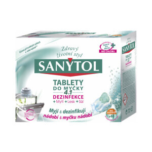 Sanytol Tablety do myčky 40ks 4in1 (5/krt)