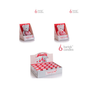 Bartek Svíčka Figure 75 box Teddy Bear (20/krt)