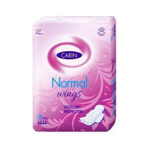Carin vložky Normal wings 18ks 