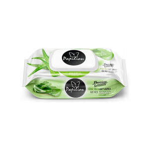 Papilion Vlh.ubrousky 100ks Aloe Vera (18/bal)
