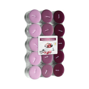 Bispol Svíčka čajová 30ks Frozen Berries (6/krt)