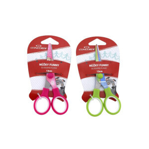 Concorde Nůžky dětské Funny 13cm BL (12/bal 240/krt)