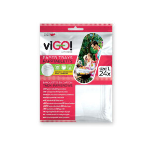 viGO! Tác papírový 14*20cm/24ks (13/krt)