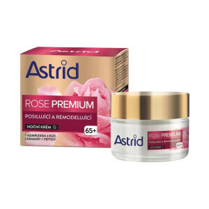 Astrid 50ml Pleť. Krém Rose Premium 65+ Posilující&Remodelující Noční  (6/krt)
