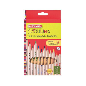 Herlitz Pastelky troj.přírodní silné 12ks (6/bal 144/krt)