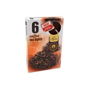 Admit Svíčka čajová 6ks Coffee (45/krt)
