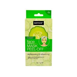 Sence Pleťová maska slupovací N 4x7gr Cucumber (96/krt)(96/krt)