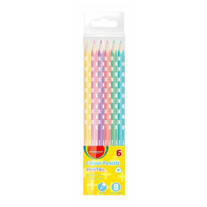 Keyroad Pastelky Ergo 6ks Pastel(12/bal 288/krt)