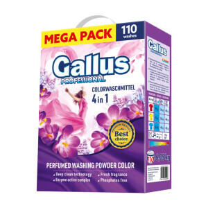 Gallus 6,05kg Prací prášek 4in1 Color (1/krt)