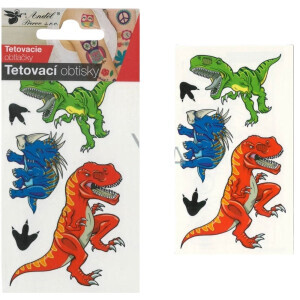 Tetovací obtisky 10,5x6cm velcí dinosauři (250/bal 2000/krt)