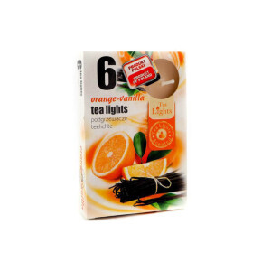 Admit Svíčka čajová 6ks Orange Vanilla (45/krt)