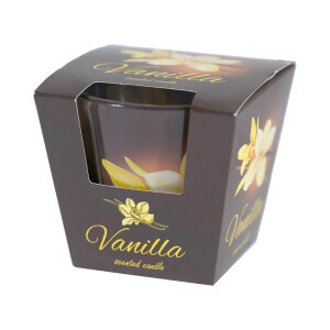 Santo 115g svíčka ve skle Vamilla New (6/krt)