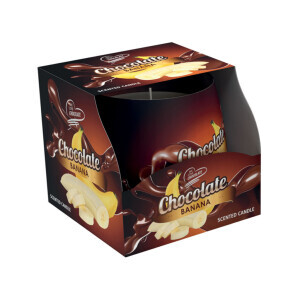 Santo 100g svíčka ve skle Chocolate Banana (12/krt)
