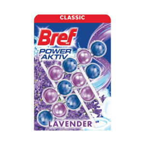 Bref 3*50g WC závěs Power A. Lavender (9/krt)