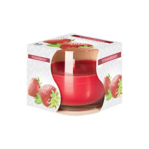 Bispol Svíčka ve skle SN71/100g Strawberry (6/krt)