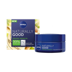 Nivea Pleť.krém 50ml Naturally Good Organic Argan oil night CZ (3/bal 12/krt)