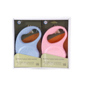 Vodítko pro psy samonavíjecí Pastel 5m (6/bal 72/krt)