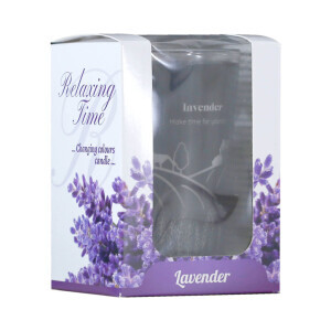 Golden D. Svíčka ve skle 140g Multicolor Lavender (6/krt) 