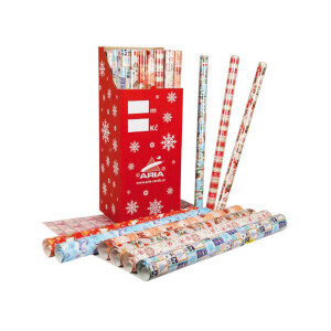 Aria Balící papír 3m*70cm Vánoční (60/krt)