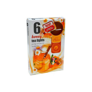 Admit Svíčka čajová 6ks Honey (45/krt)