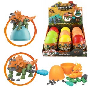 Toi-Toys Vejce s překvapením šroubovací dinosaur(36ks/krt)