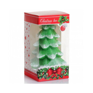 Bartek Svíčka Christmas Tree 80/150 box Green (12/krt)
